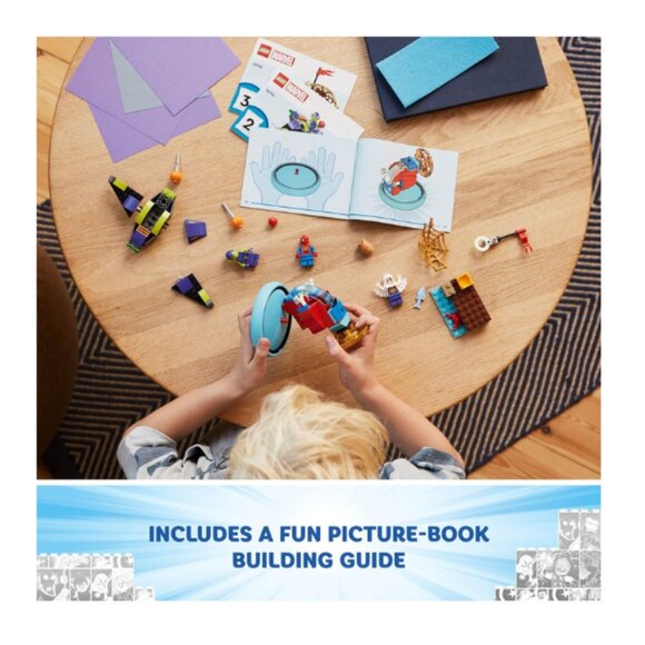 LEGO Marvel Spidey vs. Green Goblin, Super Hero Toy with Green Goblin Figure, Ma - Picture 2 of 6